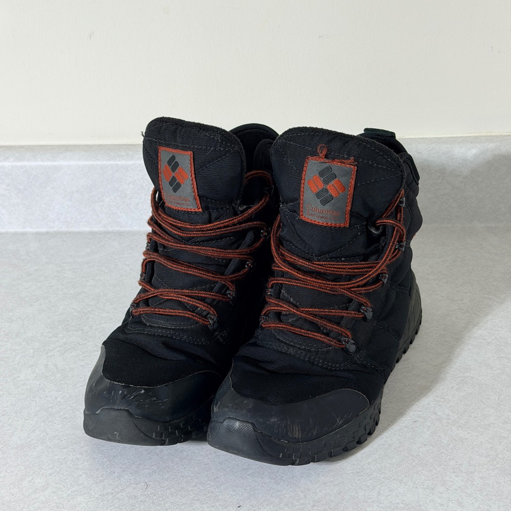 Columbia Fairbanks Omni-Heat Waterproof Winter Boots Black YI0373-010‎ Size 8.5
